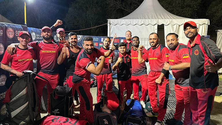 Germany national cricket team players. - Photo: X/ @Atiq160Test